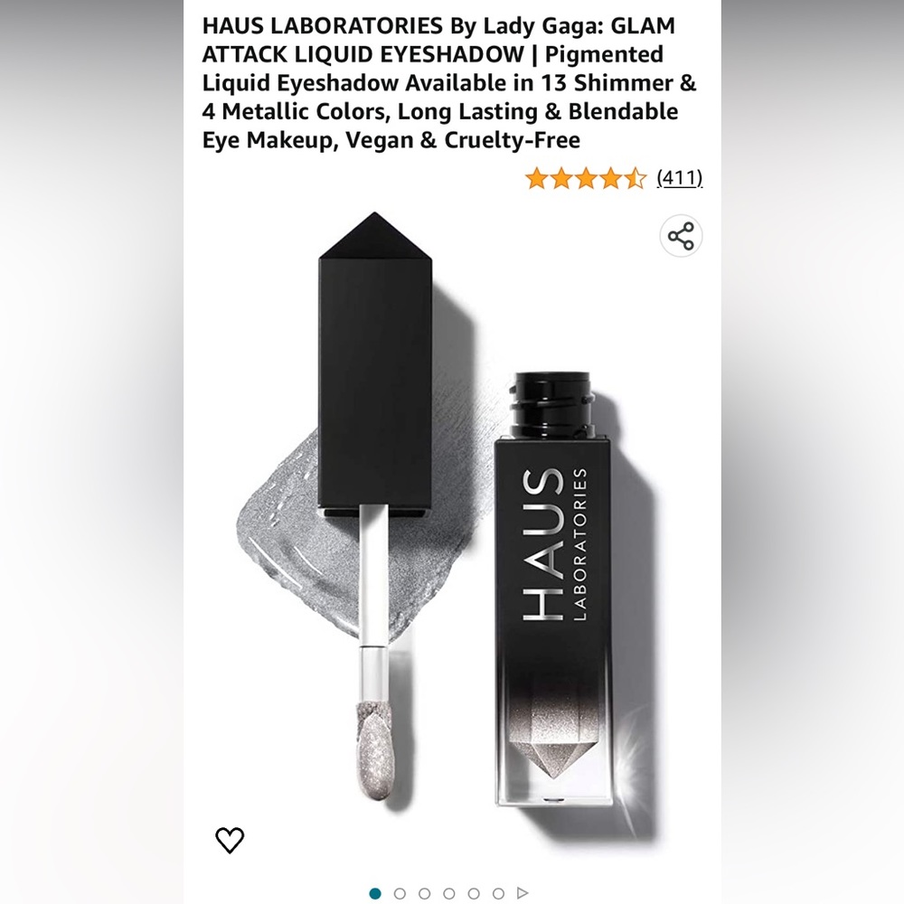 Haus by lady Gaga glam attack eyeshadow‎ in flash. New in box. 20 retail
